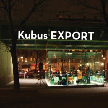 Kubus Export [pdf, 6 MB] - GB* Gebietsbetreuung Stadterneuerung