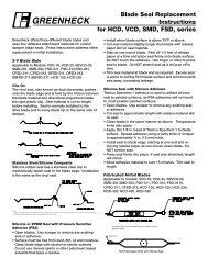 Blade Seal Replacement (HCD Series) - Greenheck