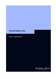 Transpondeur 3064 (110 kB) - SimonsVoss technologies