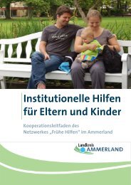 Institutionelle Hilfen fÃ¼r Eltern und Kinder - Landkreis Ammerland