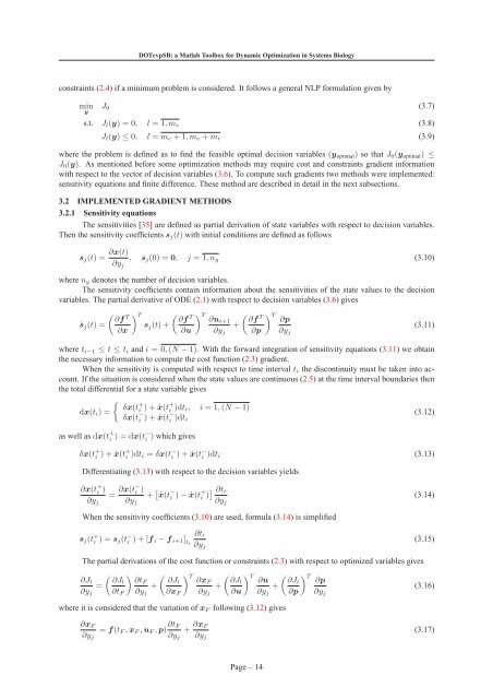 DOTcvpSB: a Matlab Toolbox for Dynamic Optimization in Systems ...