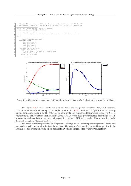 DOTcvpSB: a Matlab Toolbox for Dynamic Optimization in Systems ...