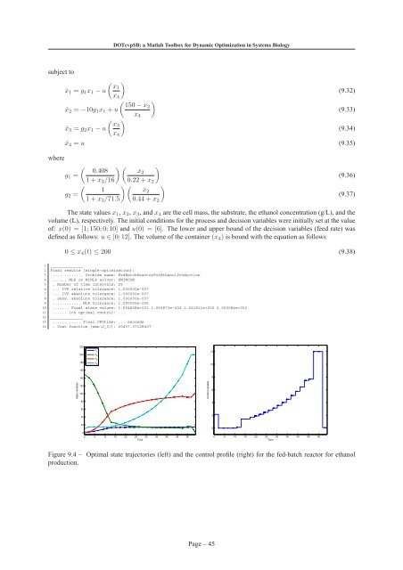 DOTcvpSB: a Matlab Toolbox for Dynamic Optimization in Systems ...