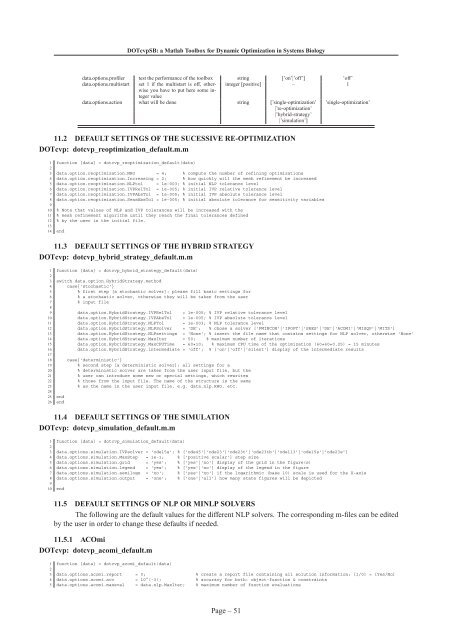 DOTcvpSB: a Matlab Toolbox for Dynamic Optimization in Systems ...