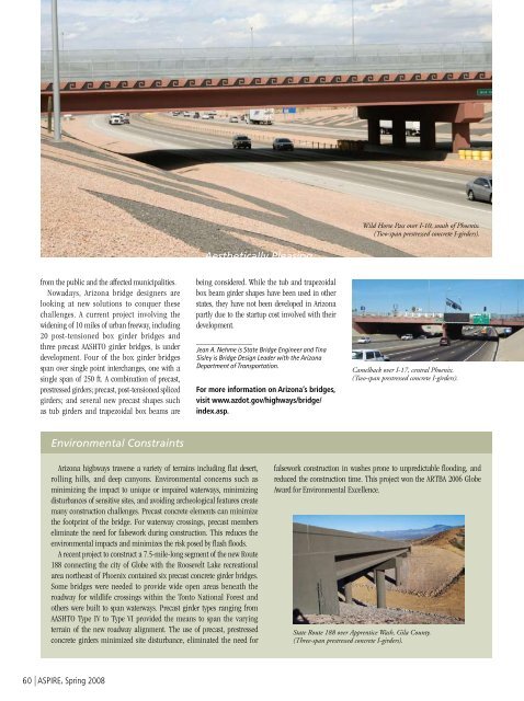 ASPIRE Spring 08 - Aspire - The Concrete Bridge Magazine