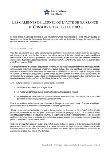 LES GARENNES DE LORNEL OU L' ACTE DE ... - EUCC