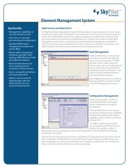 Element Management System - SkyPilot