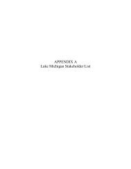 APPENDIX A Lake Michigan Stakeholder List - Great Lakes Coastal ...