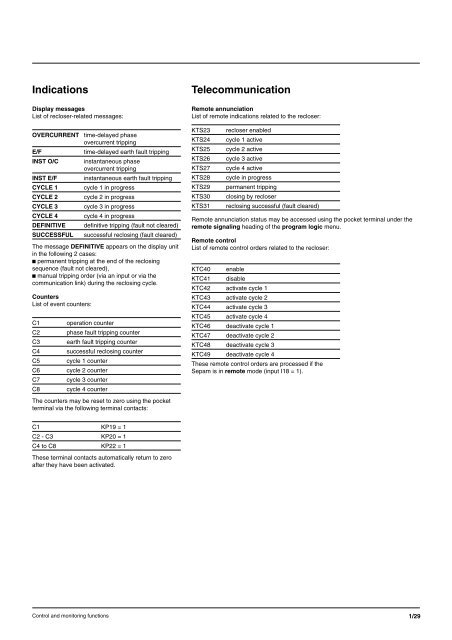 Sepam - HV/MV Protection and control units (ENG) - Trinet