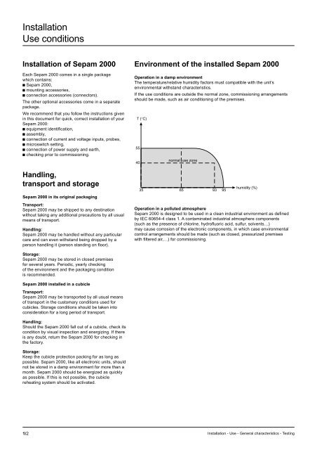 Sepam - HV/MV Protection and control units (ENG) - Trinet