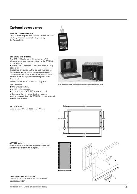 Sepam - HV/MV Protection and control units (ENG) - Trinet