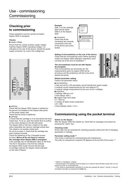 Sepam - HV/MV Protection and control units (ENG) - Trinet