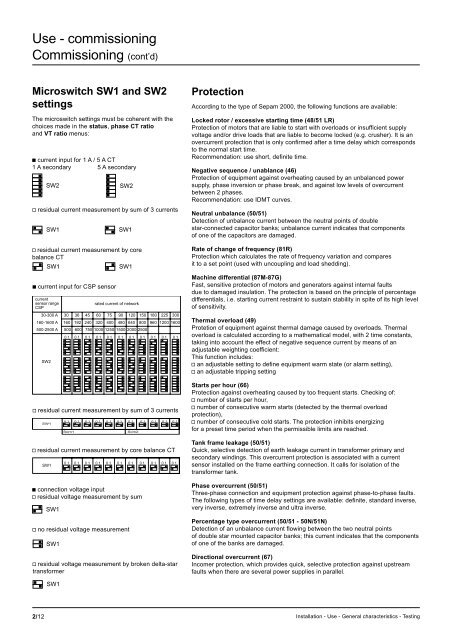 Sepam - HV/MV Protection and control units (ENG) - Trinet