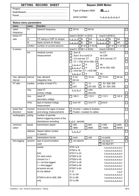 Sepam - HV/MV Protection and control units (ENG) - Trinet