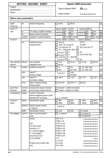 Sepam - HV/MV Protection and control units (ENG) - Trinet