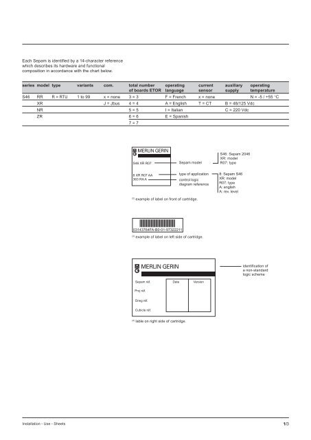 Sepam - HV/MV Protection and control units (ENG) - Trinet