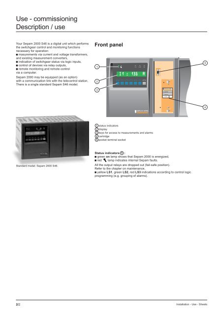 Sepam - HV/MV Protection and control units (ENG) - Trinet