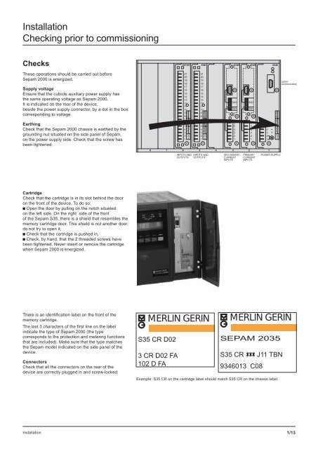 Sepam - HV/MV Protection and control units (ENG) - Trinet