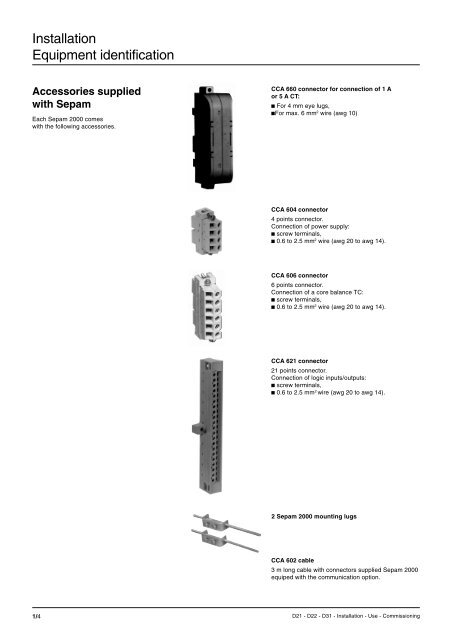 Sepam - HV/MV Protection and control units (ENG) - Trinet