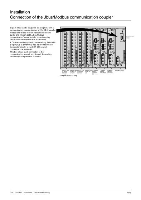 Sepam - HV/MV Protection and control units (ENG) - Trinet