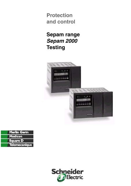 Sepam - HV/MV Protection and control units (ENG) - Trinet