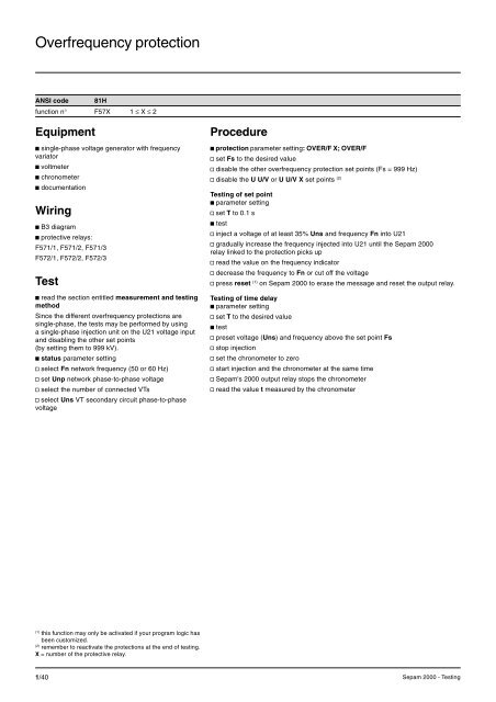 Sepam - HV/MV Protection and control units (ENG) - Trinet