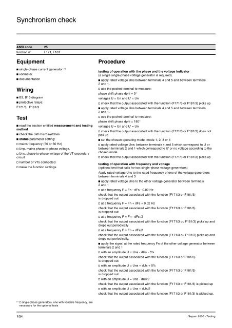 Sepam - HV/MV Protection and control units (ENG) - Trinet