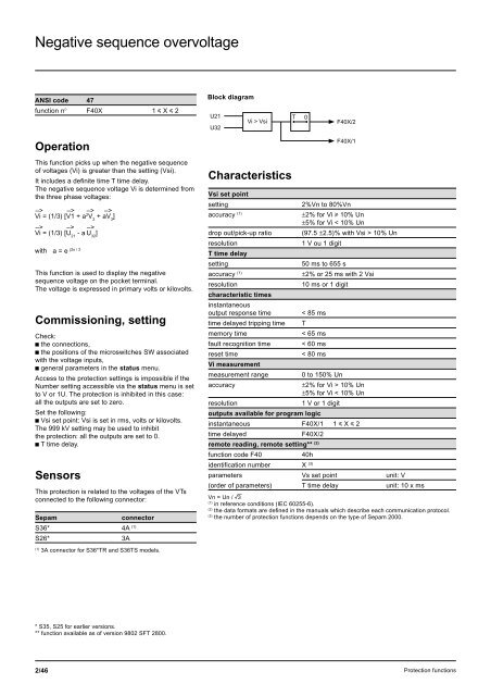 Sepam - HV/MV Protection and control units (ENG) - Trinet