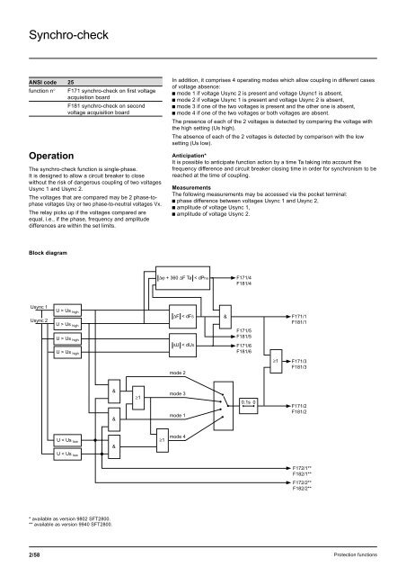 Sepam - HV/MV Protection and control units (ENG) - Trinet