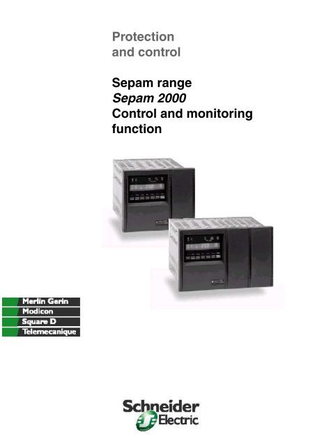 Sepam - HV/MV Protection and control units (ENG) - Trinet