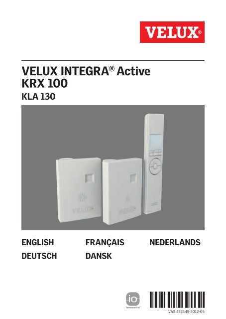 VELUX INTEGRA® Active KRX 100