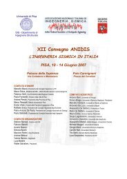 XII Convegno ANIDIS L'INGEGNERIA SISMICA IN ITALIA