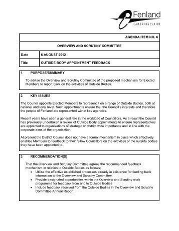 (Attachment: 4)Report - 6 pages (41K/bytes) - Fenland District Council