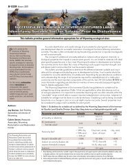 identifying Suitable Soil for Salvage Prior to disturbance