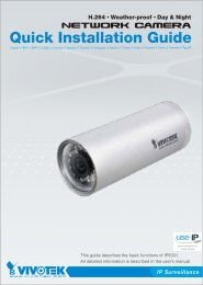 Vivotek IP8331 Network Bullet Camera Installation Guide - Use-IP