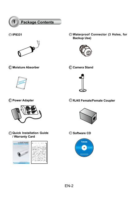 Vivotek IP8331 Network Bullet Camera Installation Guide - Use-IP