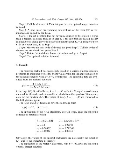On the approximation of real rational functions via mixed-integer ...
