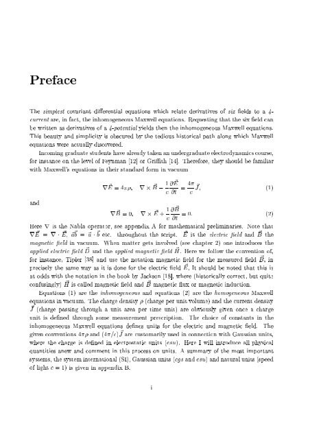 Essential Graduate Electrodynamics by Bernd A. Berg Department ...