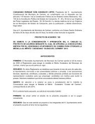 Acuerdo 100 del 30 de mayo del 2013 - H. Ayuntamiento de Carmen