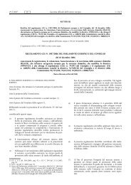 REGOLAMENTO (CE) N. 1907/2006 DEL PARLAMENTO ... - Reach