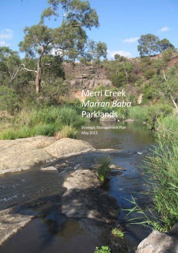 Merri Creek Parklands Management Plan - Parks Victoria