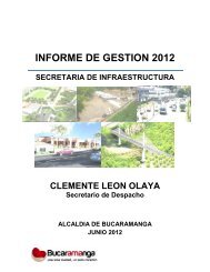 INFORME DE GESTION 2012 - Concejo de Bucaramanga