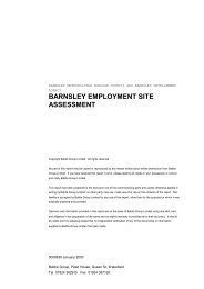 BMBC 16: Barnsley Employment Site Assessment Feb 2003