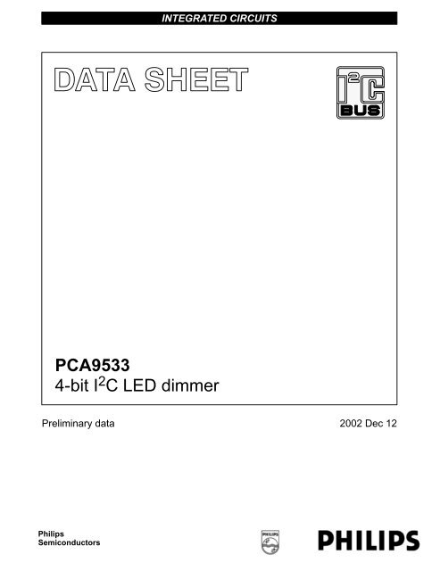 PCA9533 4-bit I C LED dimmer - E-LAB Computers