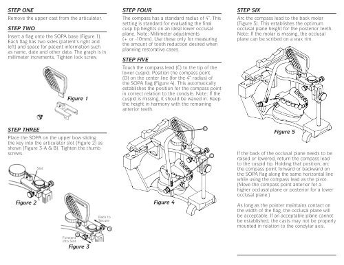 Simplified Occlusal Plane Analyzer Instruction Manual - Whip Mix