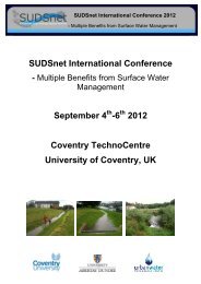 SUDSnet International Conference 2012 - University of Abertay ...