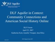 DLF Aquifer: Bringing Collections to Light - Digital Library ...