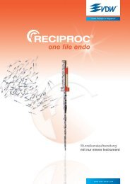 RECIPROC Â® one file endo - ProduktbroschÃ¼re - Vdw-dental.com