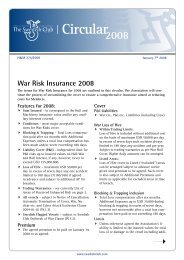 War Risk Insurance 2008 (PDF) - The Swedish Club