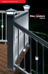 Deckorators Low Voltage Lighting Brochure and Installation Tips